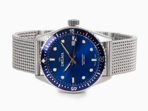 Delma Diver Cayman Automatic Watch, Blue, 42 mm, 41801.706.6.041