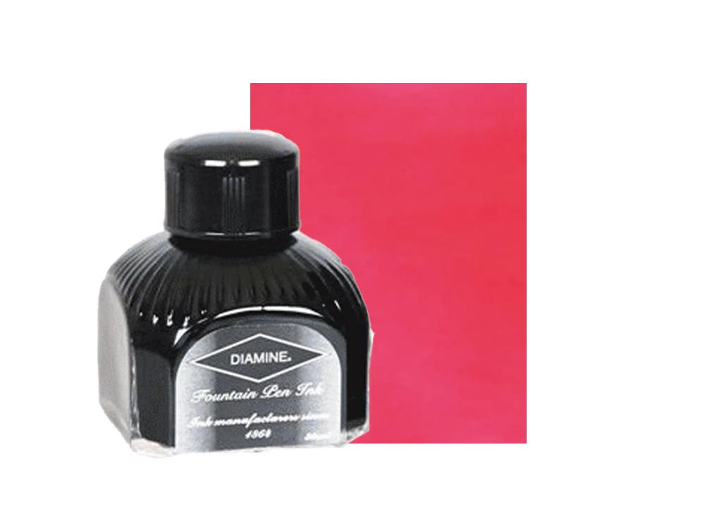 Diamine Ink Bottle Cerise, 80ml, Italyan crystal bottle