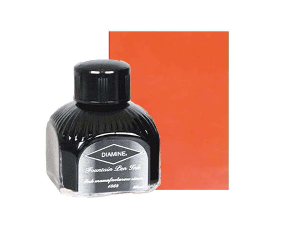 Diamine Ink Bottle Coral, 80ml, Italyan crystal bottle