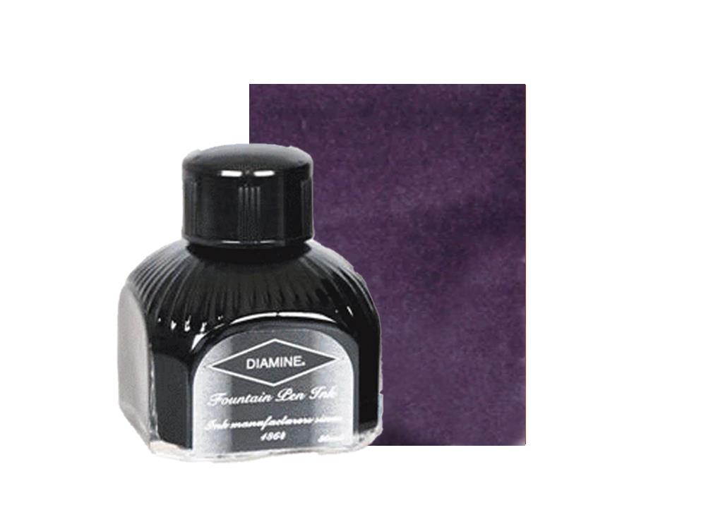 Diamine Ink Bottle, 80ml., Damson, Italyan crystal bottle