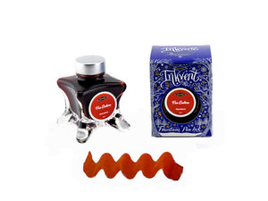 Diamine Ink Bottle Fire Embers, Ink Vent Blue, 50ml, Red