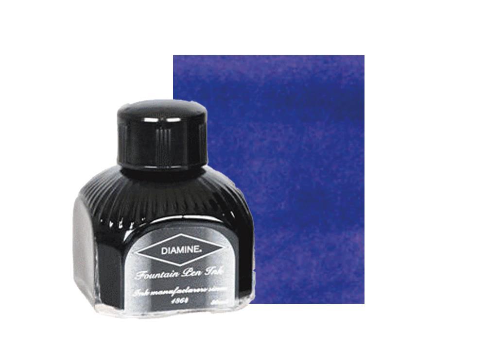 Diamine Ink Bottle Imperial Blue, 80ml., Italyan crystal bottle