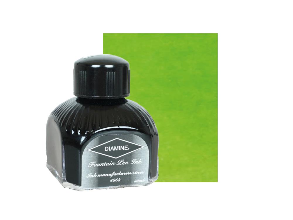 Diamine Ink Bottle  Jade Green, 80ml., Italyan crystal bottle