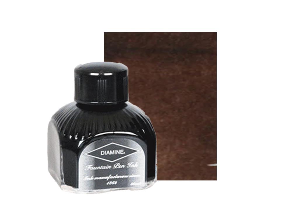 Diamine Ink Bottle, 80ml., Macassar, Italyan crystal bottle