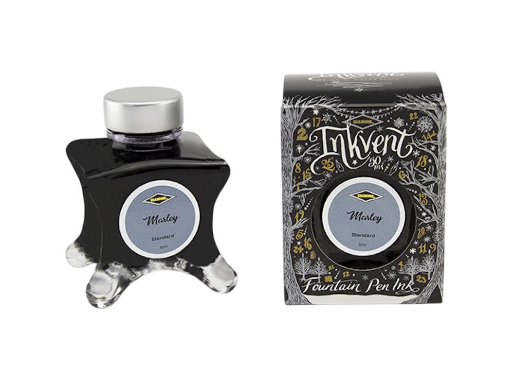 Diamine Ink Vent Black Marley Ink Bottle Standard, 50ml, Grey
