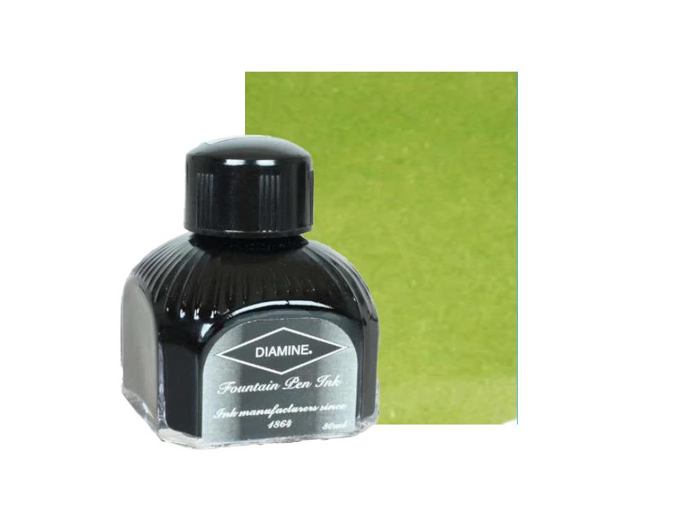 Diamine Ink Bottle Spring Green, 80ml, Italyan crystal bottle