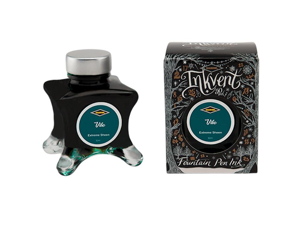 Diamine Ink Vent Black Extreme Sheen Vibe Ink Bottle, 50ml, Green