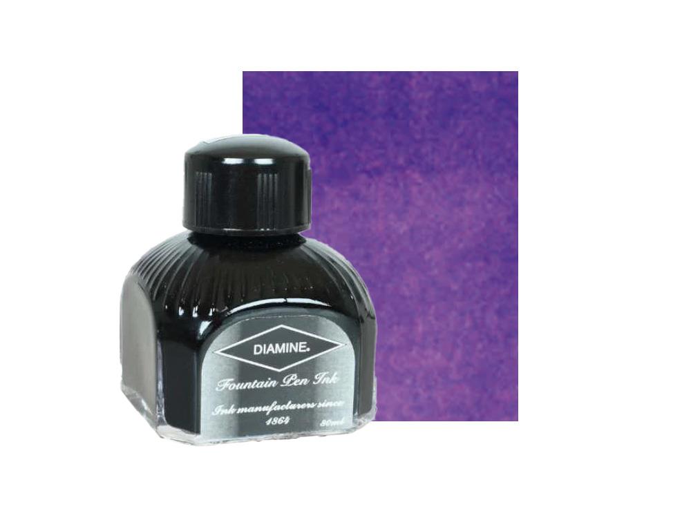 Diamine Ink Bottle Violet, 80ml, Italyan crystal bottle