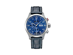 Delma Aero Pioneer Chronograph Automatic Watch, Blue, 45 mm, 41601.580.6.042