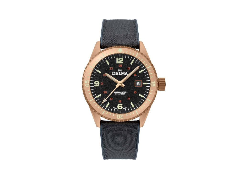 Delma Cayman Bronze Automatic Watch, 42 mm, Limited Edition, 31601.726.6.034