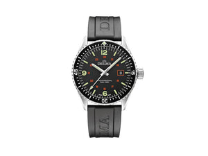 Delma Diver Cayman Field Quartz Watch, Black, 42 mm, 5 atm , 41501.708.6.034