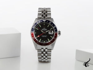 Delma Diver Quartz Watch, Black, 43 mm, 20 atm, 41702.648.6P034