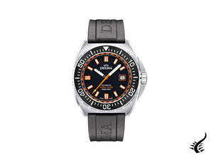 Delma Diver Shell Star Automatic Watch, Black, 44 mm,  41501.670.6.031