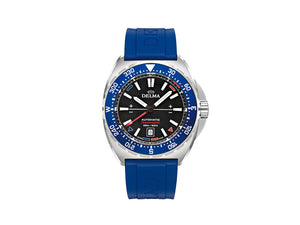 Delma Racing Oceanmaster Automatic Watch, Black, 44 mm, SIlicon, 41501.670.6.048