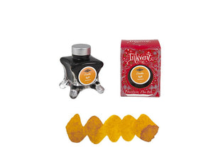 Diamine Candle Light Ink Vent Red Ink Bottle, 50ml, Yellow, Glass