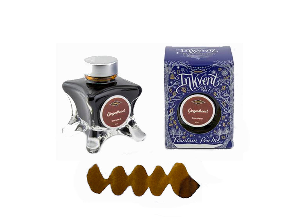Gingerbread Ink Diamine Ink Bottle Gingerbread, Ink Vent Blue, 50ml, Golden Brown ...