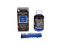 Diamine Shimmering Blue Pearl Ink Bottle, 50ml, Crystal