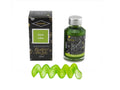 Diamine Shimmering Neon Lime Ink Bottle, 50ml., Crystal