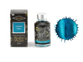Diamine Shimmering Tropical Glow Ink Bottle, 50ml, Blue, Crystal