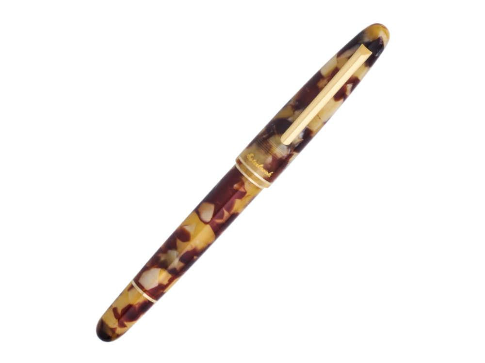 Esterbrook Estie Tortoise Fountain Pen, Piston, Gold plated, E1136