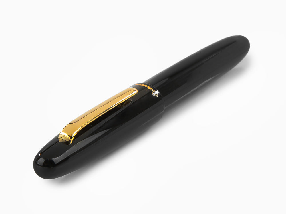 Esterbrook Estie Ebony Rollerball pen, Black Resin, Black, Gold plated, E117