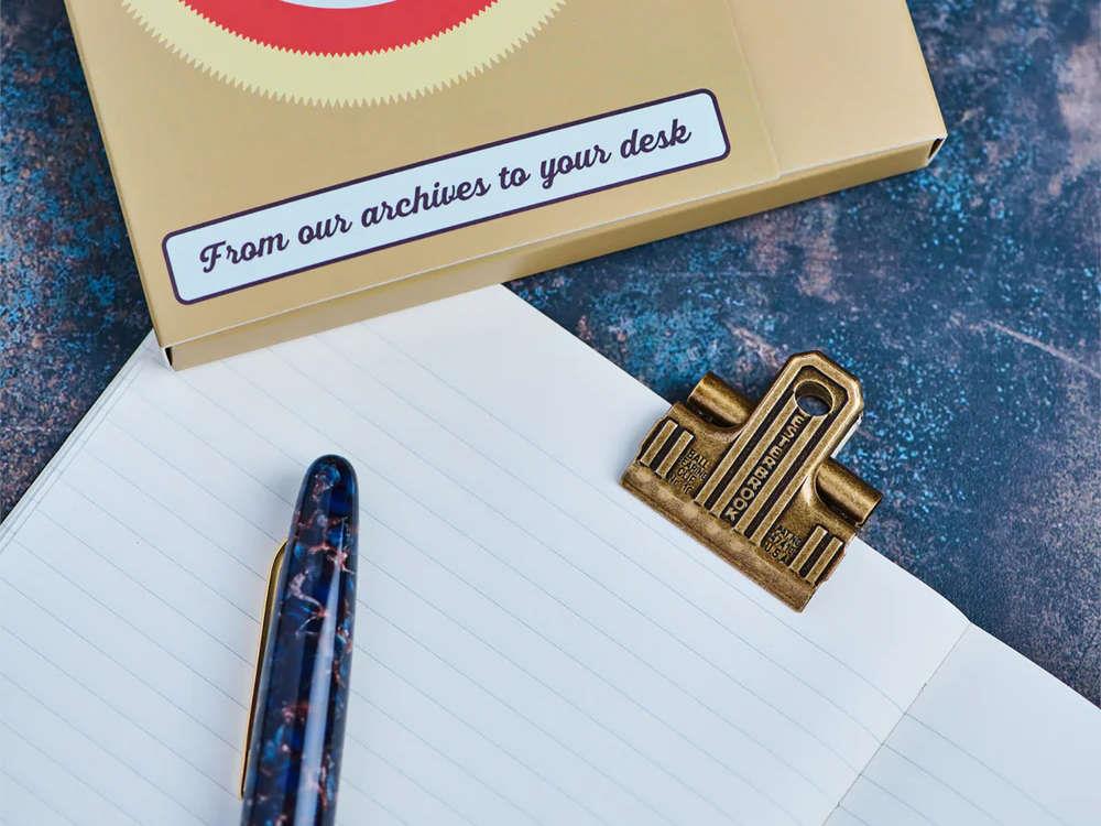 Esterbrook Eclipse 3-Piece Clip Set, Metal, Gold plated, Golden, ECL-GOLD