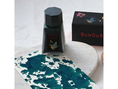 Esterbrook x BUNGUBOX Kingfisher Edition Ink Bottle, EINK-BUNGUBIRD