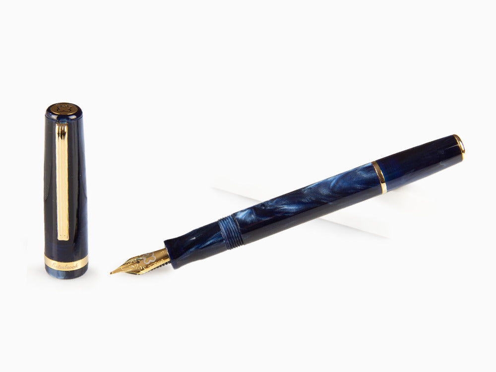 Esterbrook JR Capri Fountain Pen, Marbled resin, Blue, EJR-BLUE