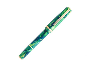 Esterbrook JR Beleza Fountain Pen, Resin, Green, Gold plated, EJRBA