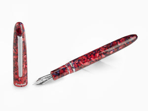 Esterbrook Estie Scarlet Fountain Pen, Resin, Red, Palladium, ESC936