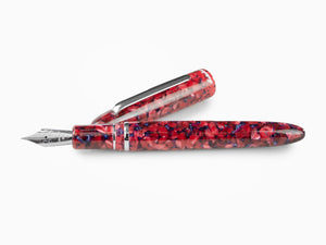 Esterbrook Estie Scarlet Fountain Pen, Resin, Red, Palladium, ESC936