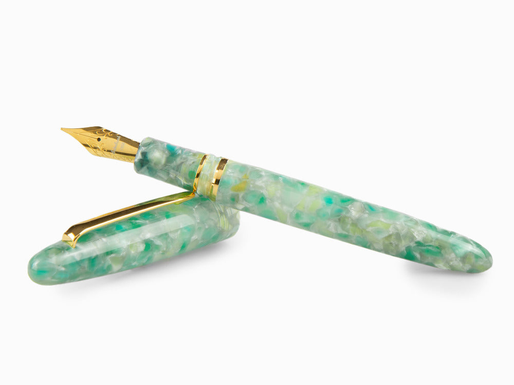 Esterbrook Estie Sea Glass Fountain Pen, Gold plated, ESG816