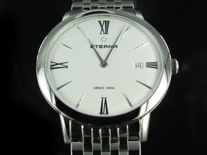 Eterna Eternity Lady Quartz watch, ETA 955.112, 40mm, Silver, 2711.41.12.1745