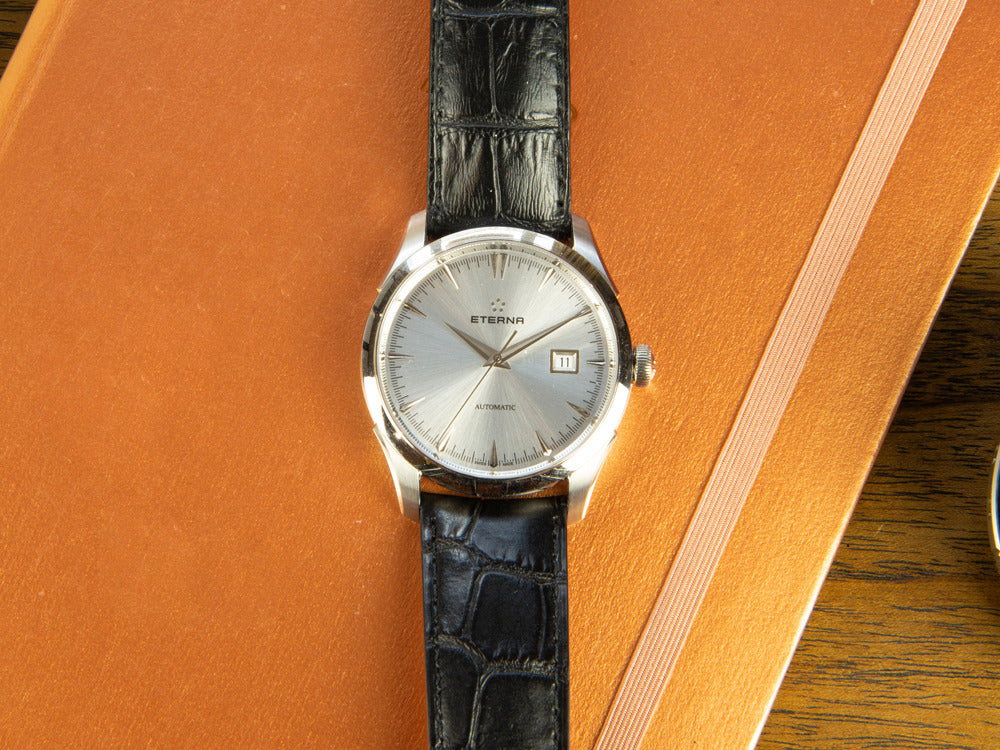 Eterna Heritage 1948 Legacy Date Automatic Watch, SW 300-1, 41,5mm, 5atm, Silver