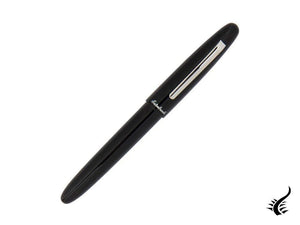 Esterbrook Estie Ebony Fountain Pen, Black Resin, Chrome Trim, E106