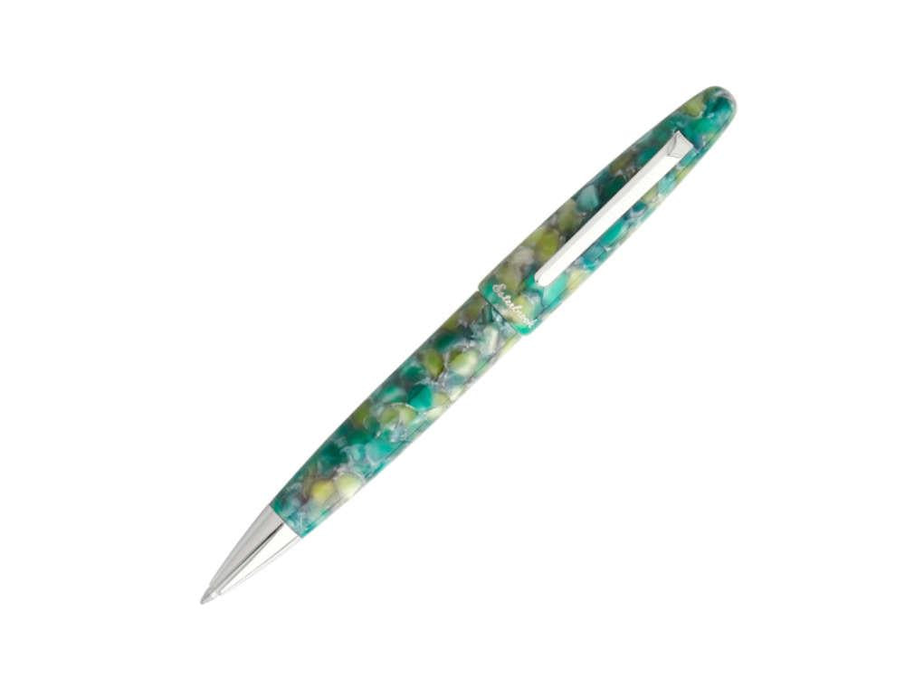 Esterbrook Estie Sea Glass Ballpoint pen, Resin, Chrome Trim, ESG829