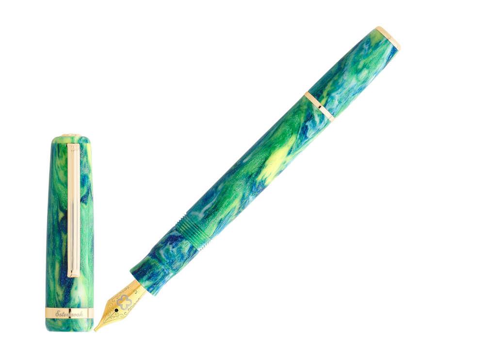 Esterbrook JR Beleza Fountain Pen, Resin, Green, Gold plated