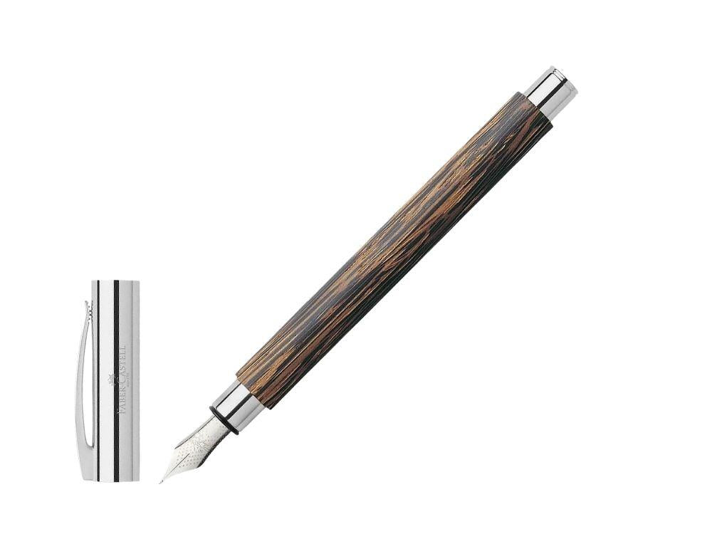 Faber-Castell Ambition Fountain Pen, Coconut wood, Brown, 148170