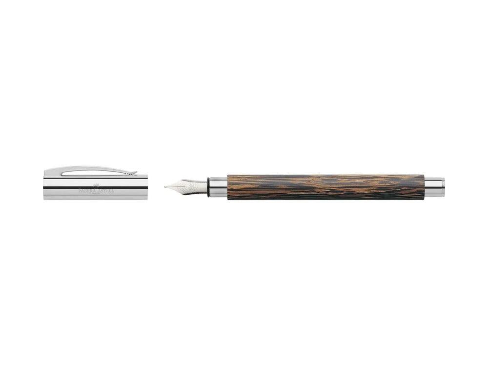 Faber-Castell Ambition Fountain Pen, Coconut wood, Brown, 148170