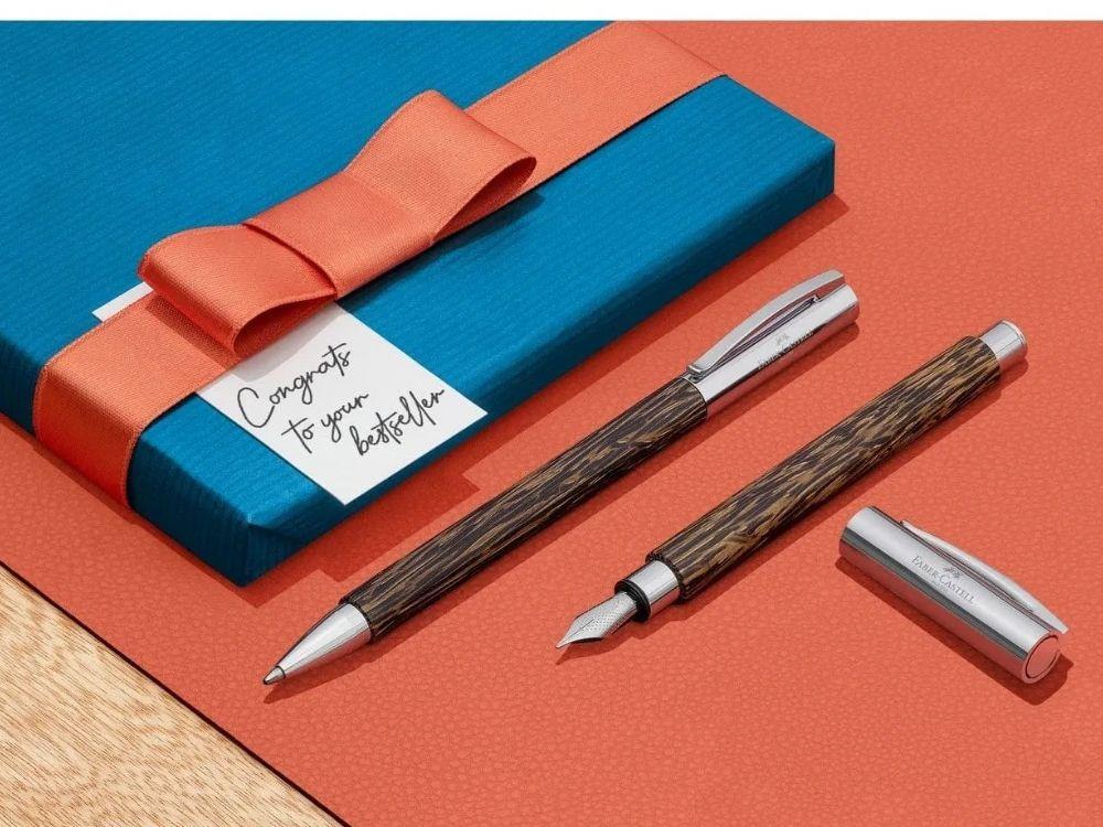 Faber-Castell Ambition Fountain Pen, Coconut wood, Brown, 148170