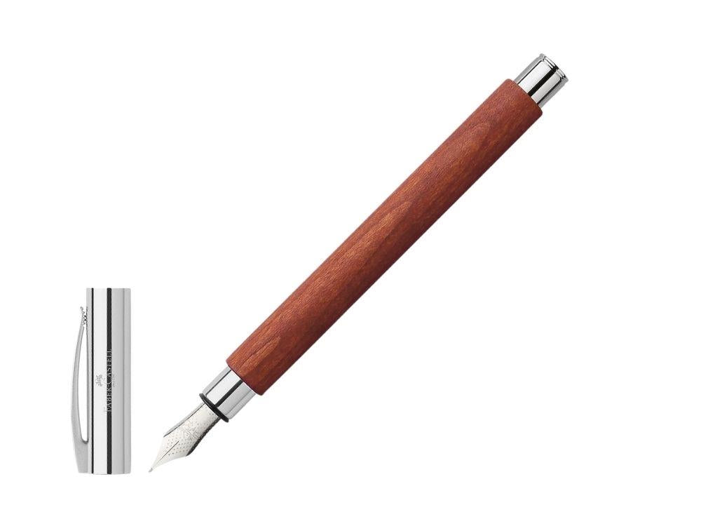 Faber-Castell Ambition Fountain Pen, Pear wood, Brown, 148180