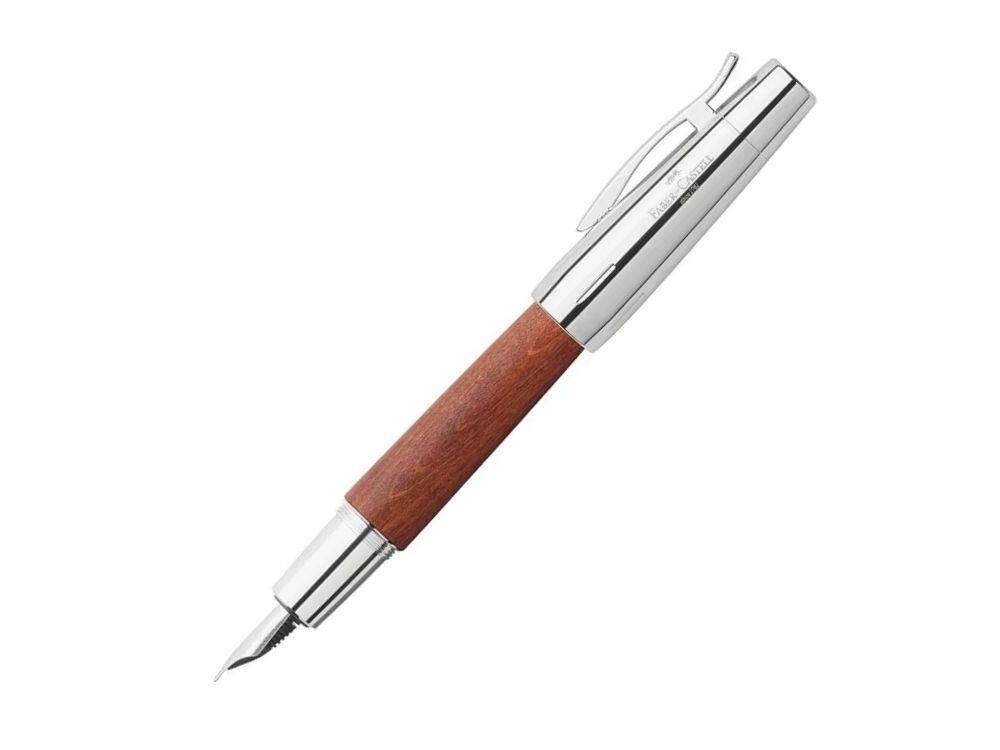 Faber-Castell E-Motion Fountain Pen, Wood, Brown, 148200