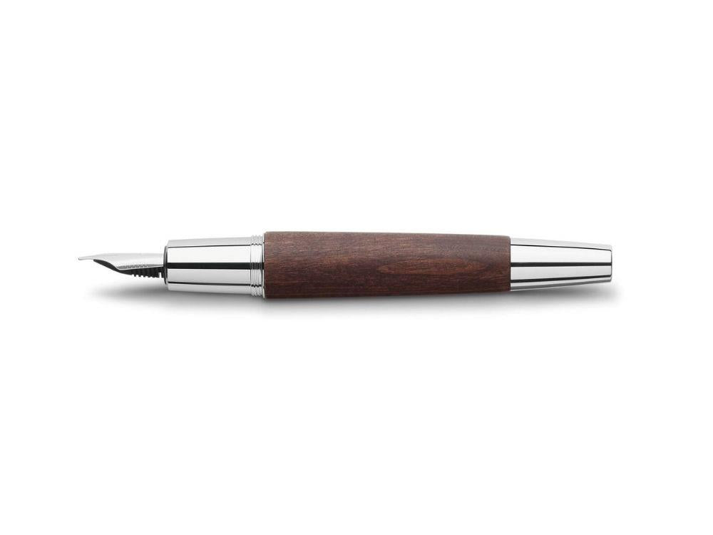 Faber-Castell E-Motion Rollerball pen, Pear wood, Brown, 148210
