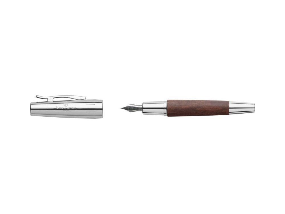 Faber-Castell E-Motion Rollerball pen, Pear wood, Brown, 148210