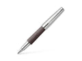 Faber-Castell E-Motion Rollerball pen, Pear wood, Black, 148225