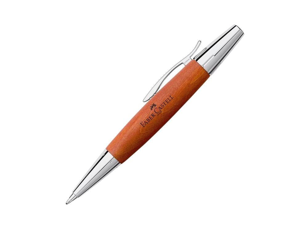 Faber-Castell E-Motion Ballpoint pen, Pear wood, Cognac, 148382