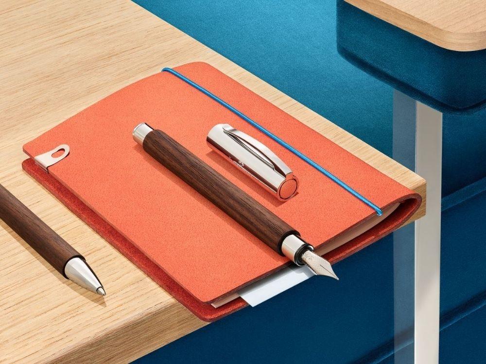 Faber-Castell Ambition Nogal Fountain Pen, Wood, Brown, Metal, 148580