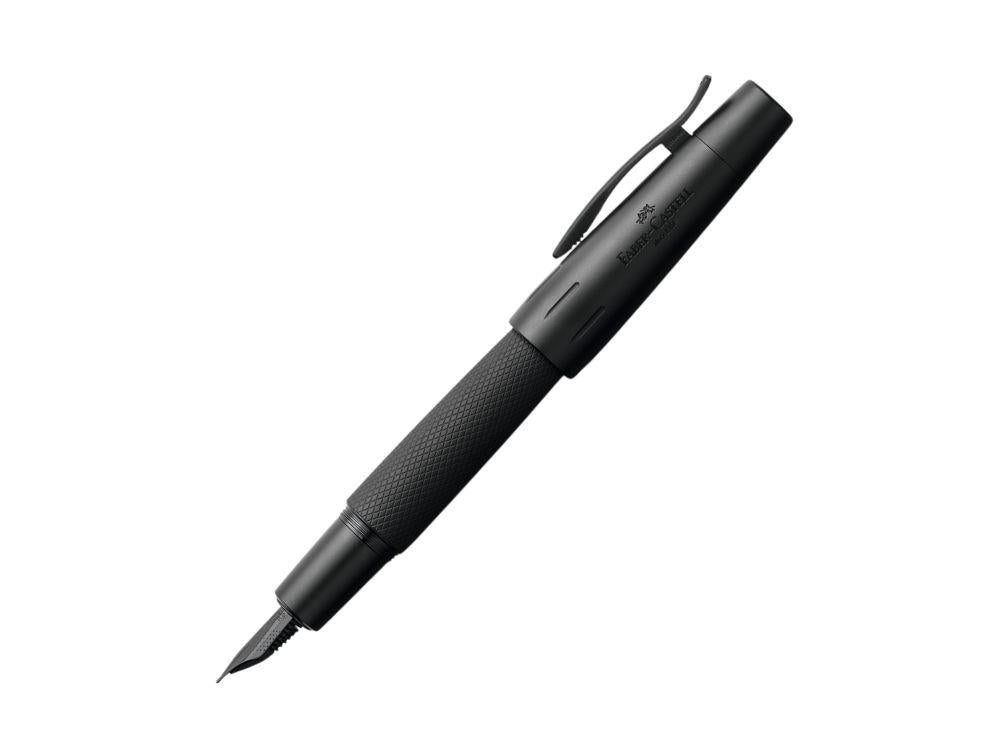 Faber-Castell E-Motion Pure Black Fountain Pen, 148620