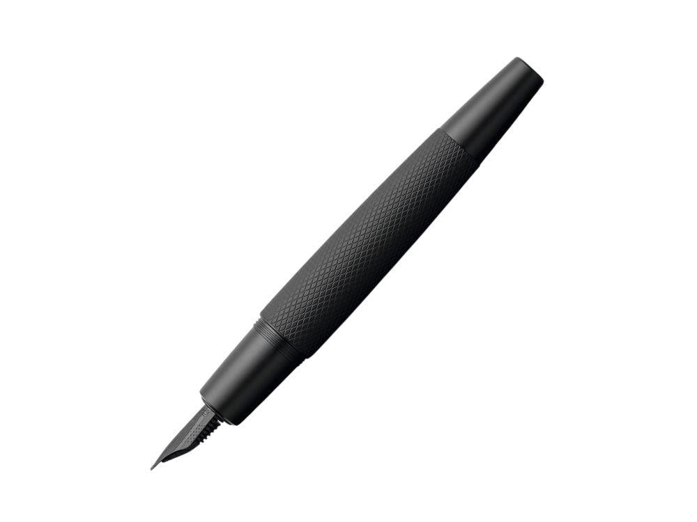 Faber-Castell E-Motion Pure Black Fountain Pen, 148620