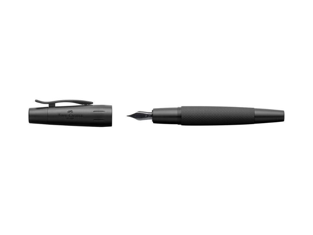 Faber-Castell E-Motion Pure Black Fountain Pen, 148620